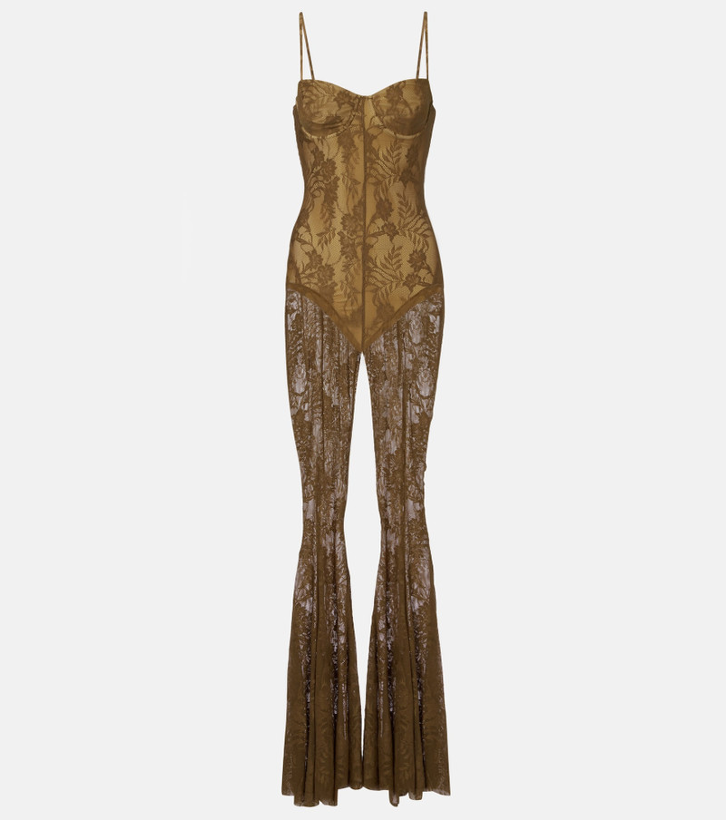 Floral lace jumpsuit 1