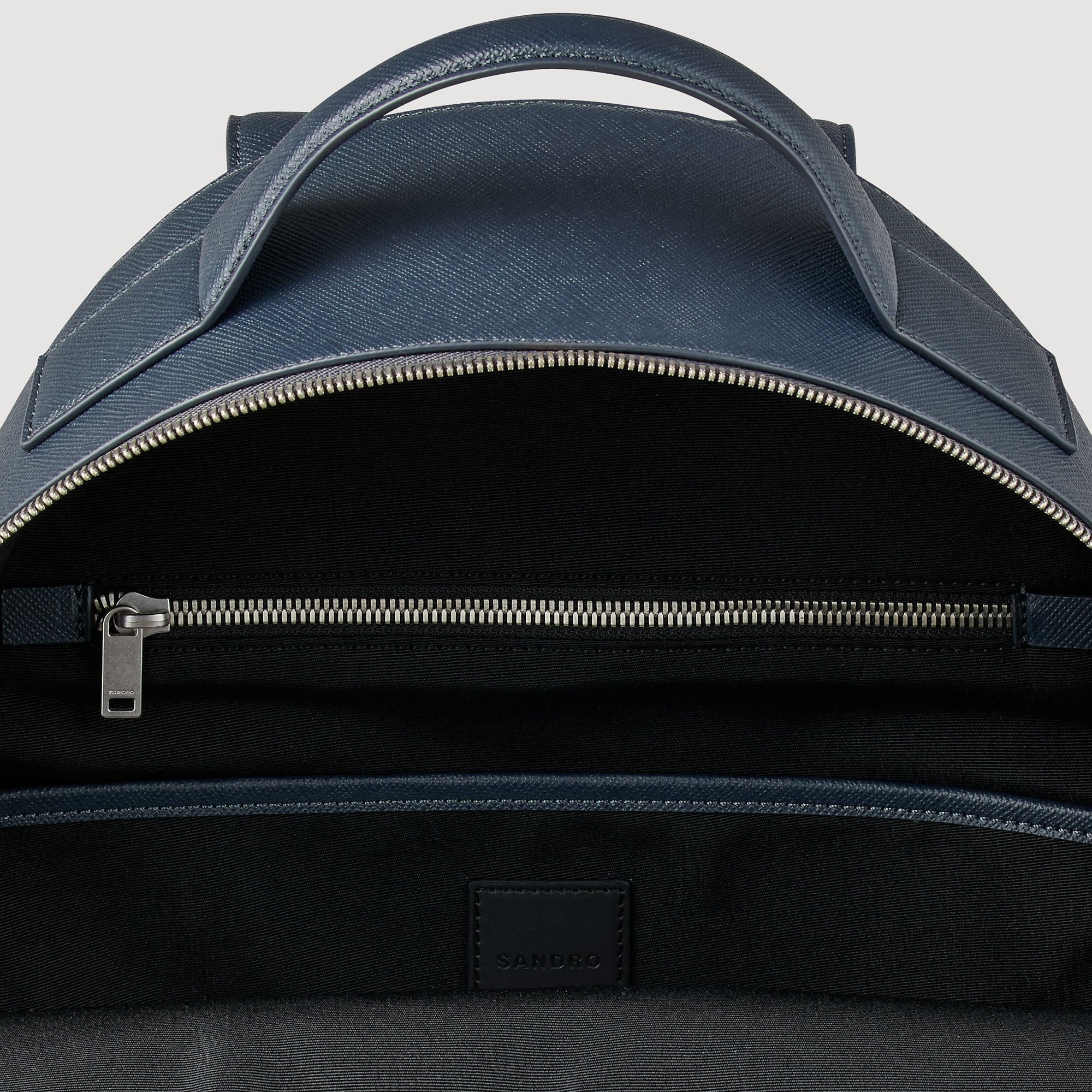 RECONSTITUTED LEATHER RUCKSACK - 5