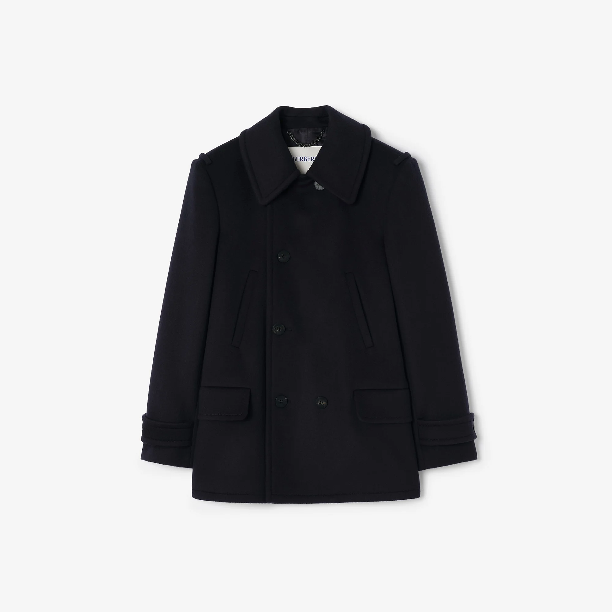 Wool Cashmere Pea Coat - 1