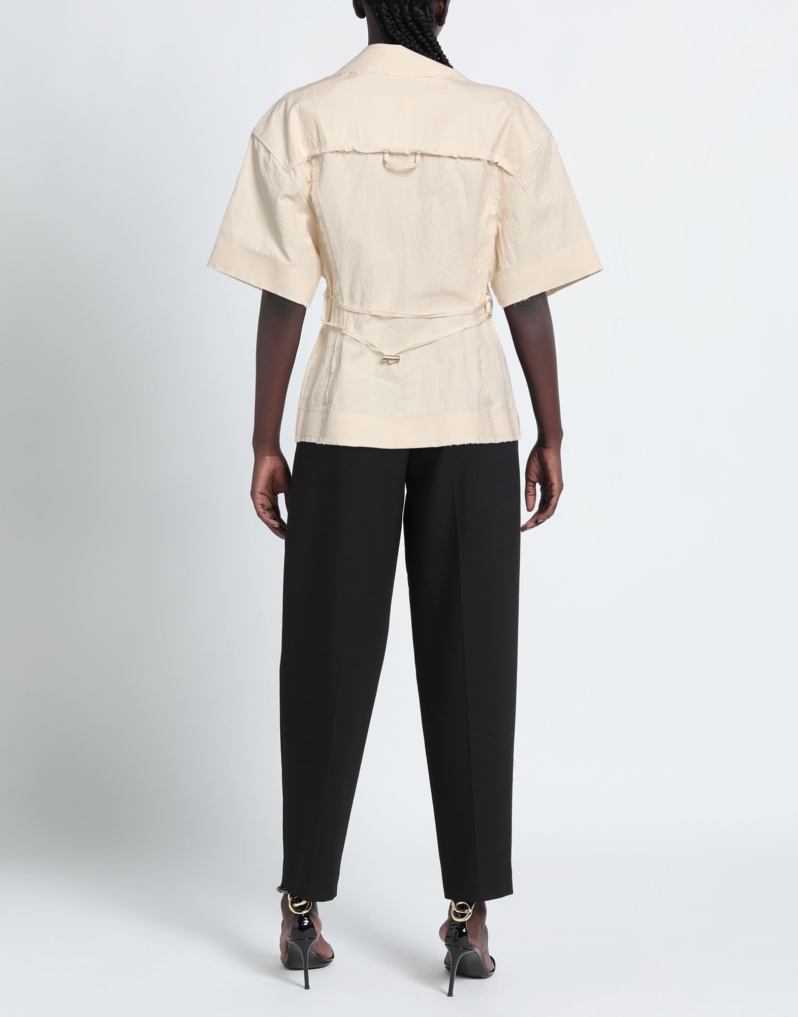 Ivory Women's Solid Color Shirts & Blouses - 3