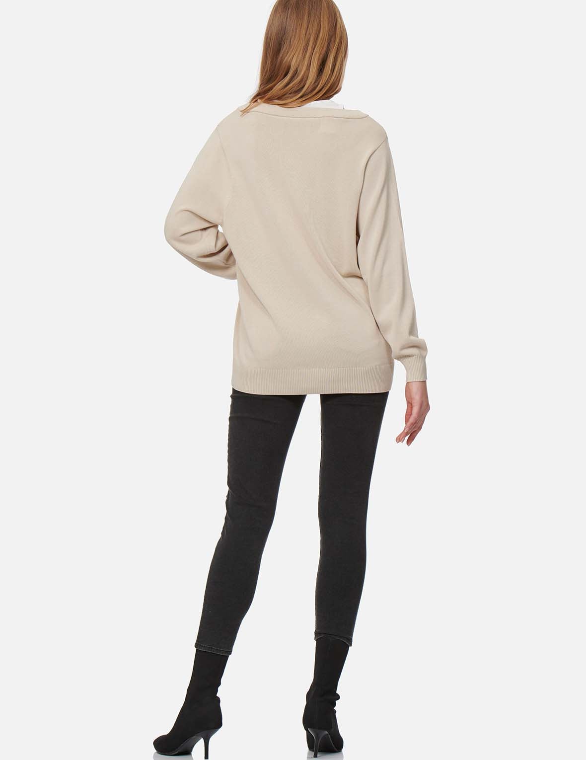 Logo Embroidery 2-in-1 Sweater - 6