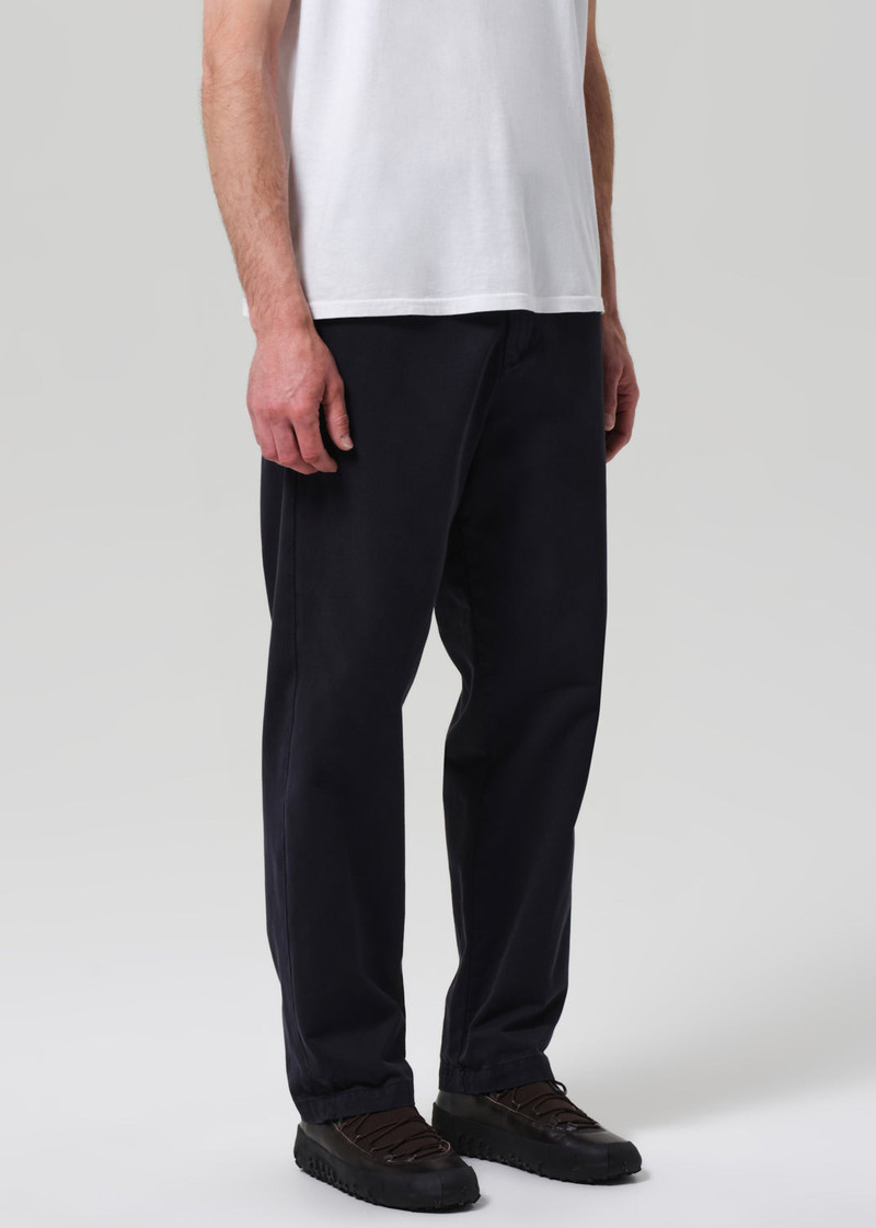 Flat Front Chino In Navy 5
