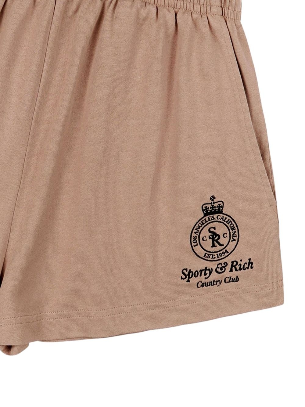 logo-embroidered shorts - 2