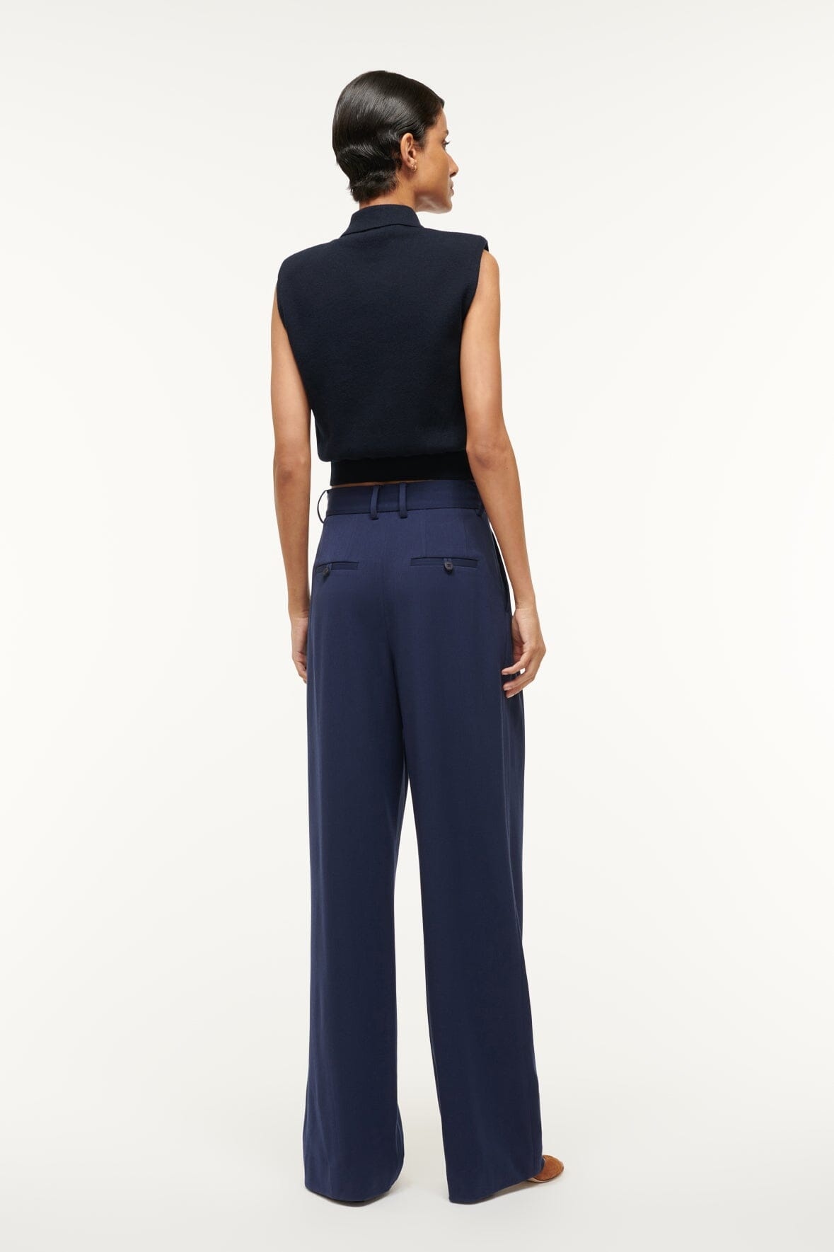 STAUD LUISA PANT NAVY - 4