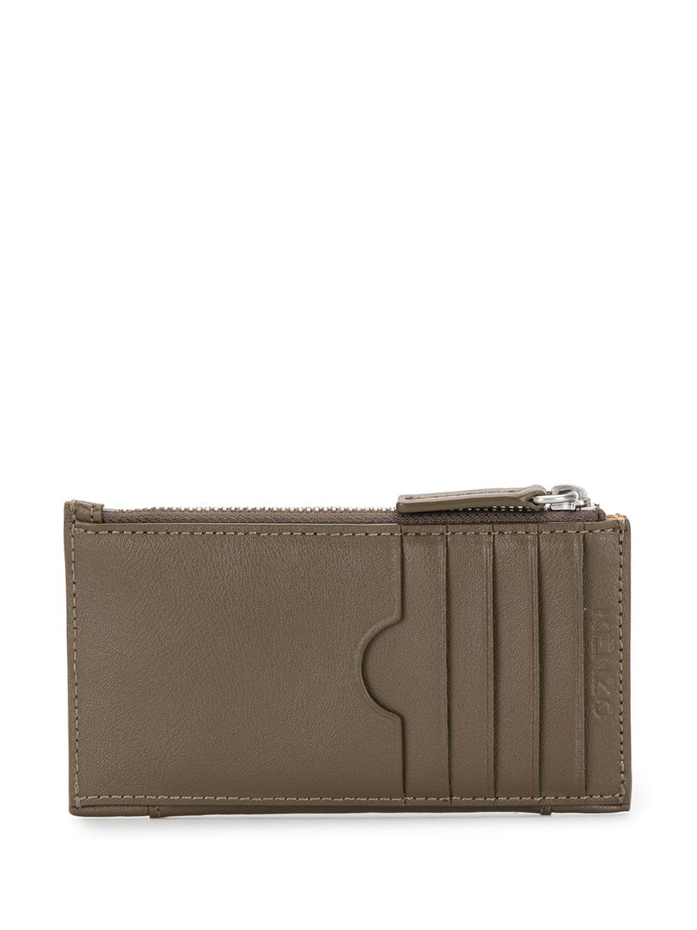 logo leather cardholder - 2