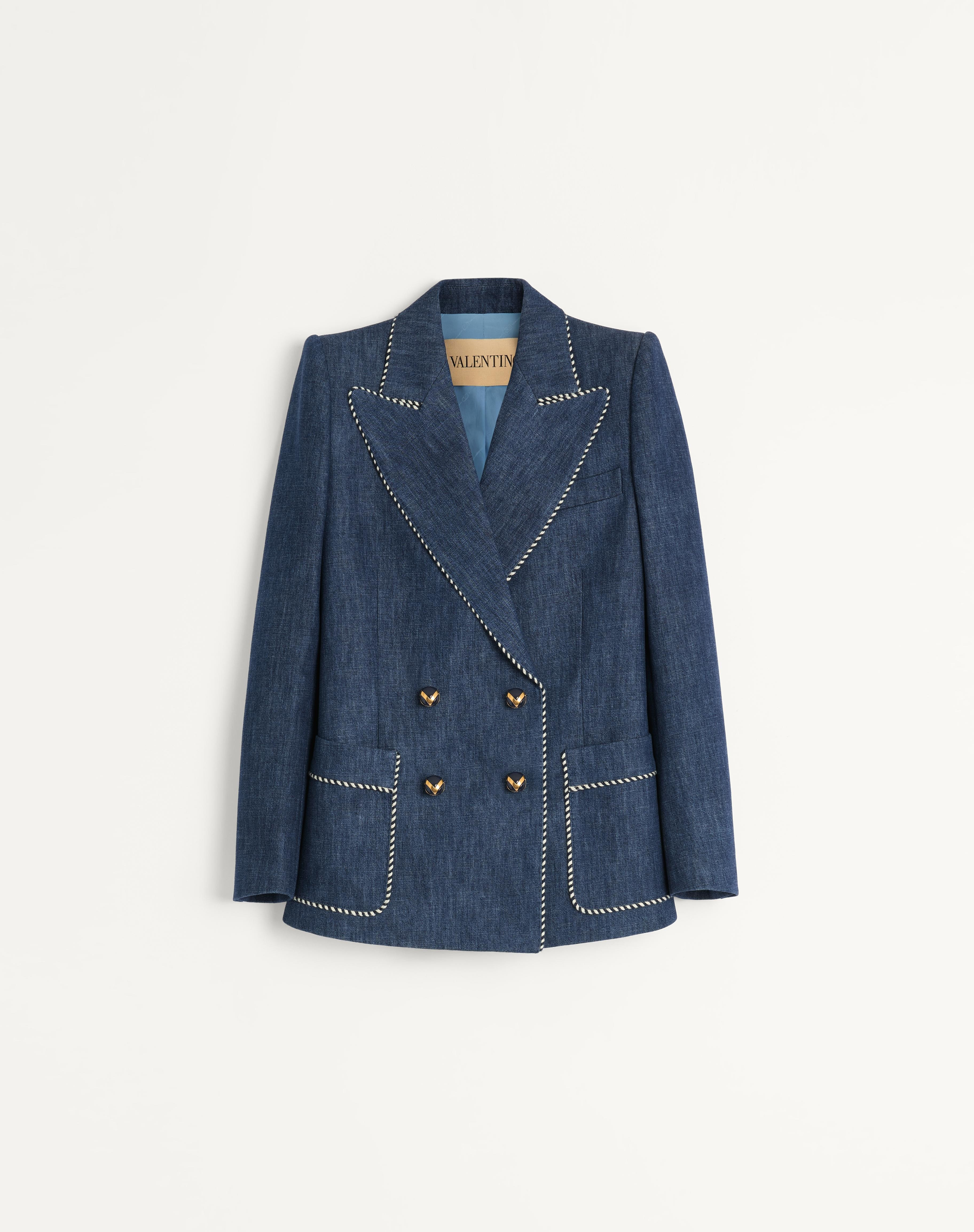 CHAMBRAY DENIM JACKET - 1