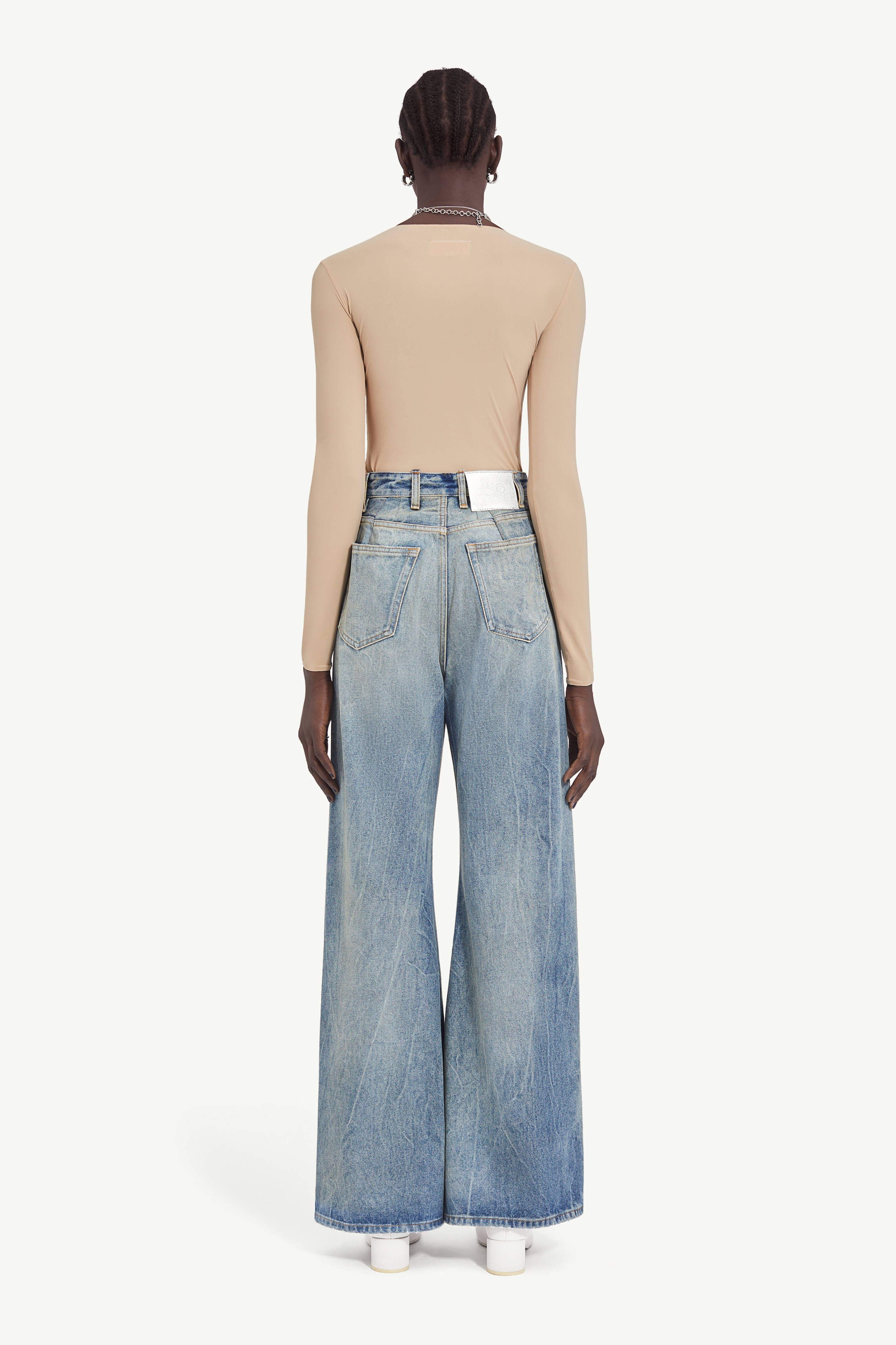 Oversized wide-leg jeans - 4