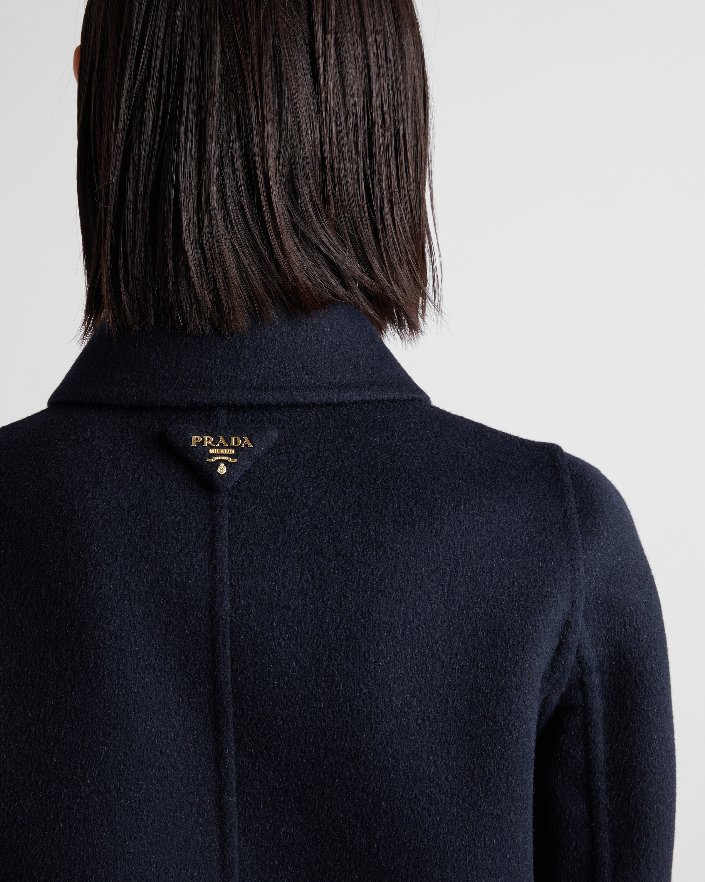 Embroidered cashgora double-breasted jacket - 4