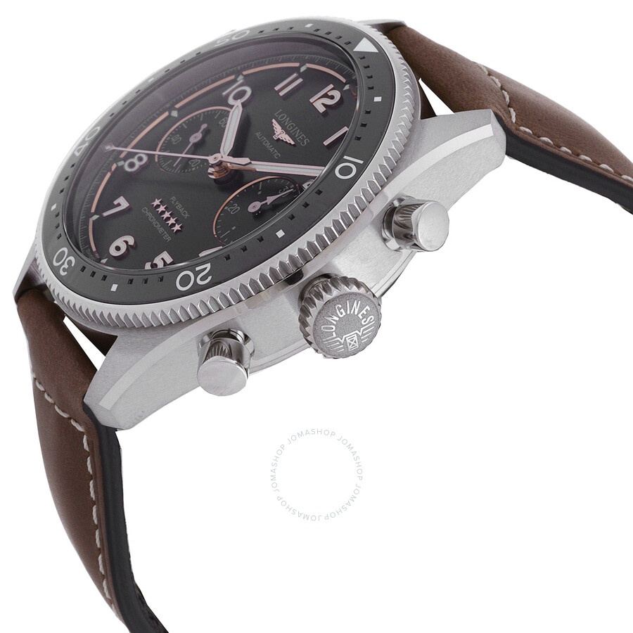 Longines Spirit Flyback Chronograph Automatic Black Dial Men's Watch L3.821.4.53.2 - 2
