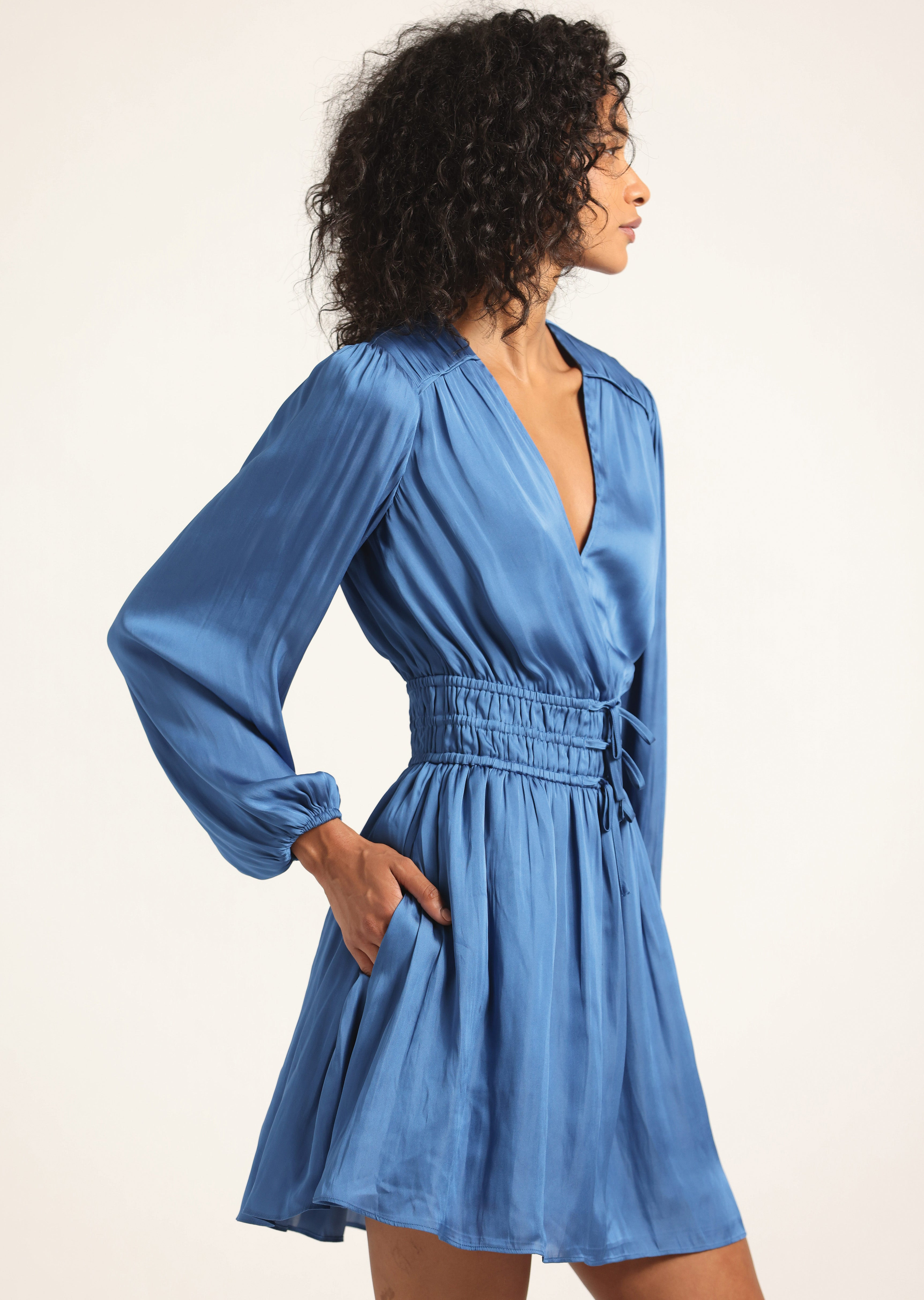 CALANTHE LONG SLEEVE DRESS - 3