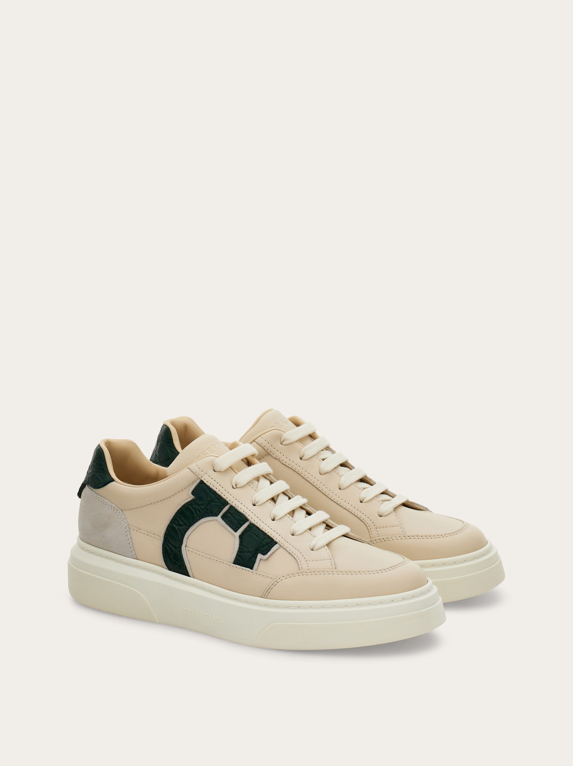 Low-top sneaker with Gancini detail - 5