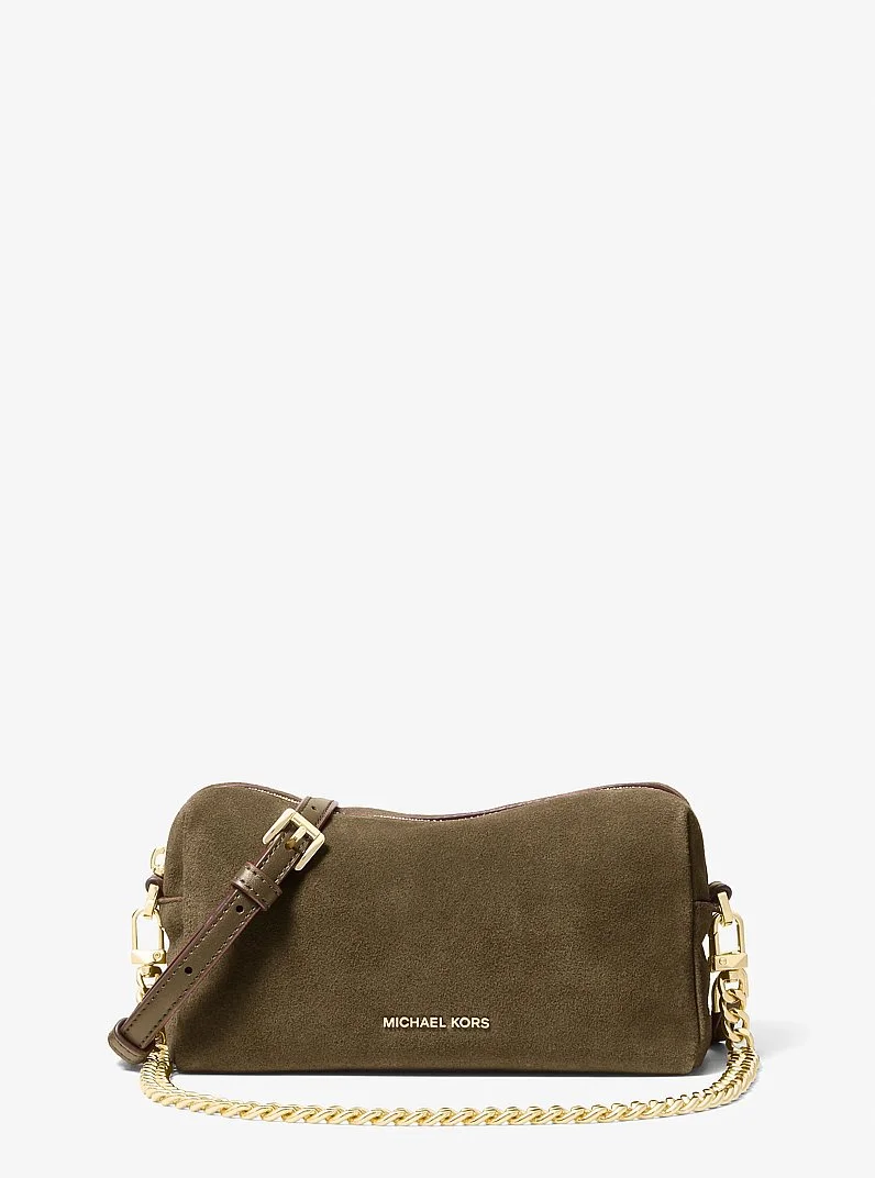 Bryant Small Suede Convertible Crossbody Bag - 1