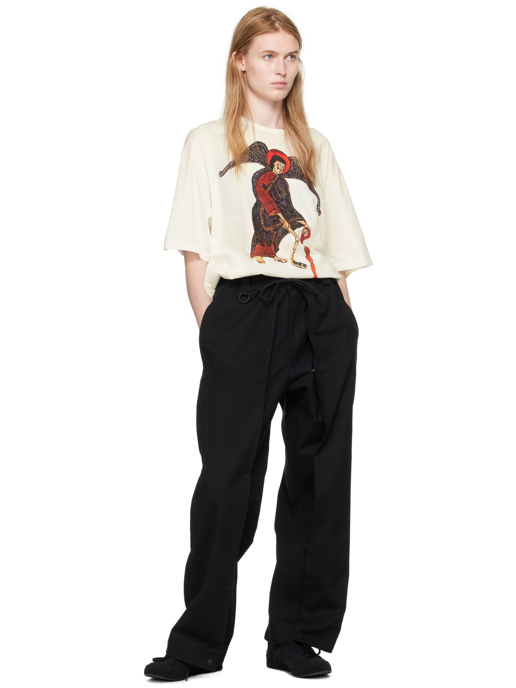 Black Layered Trousers - 4
