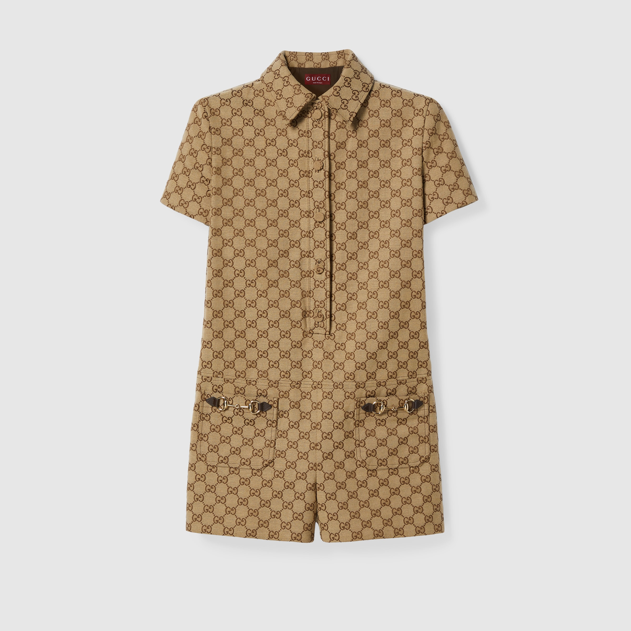 Original GG canvas jumpsuit - 1