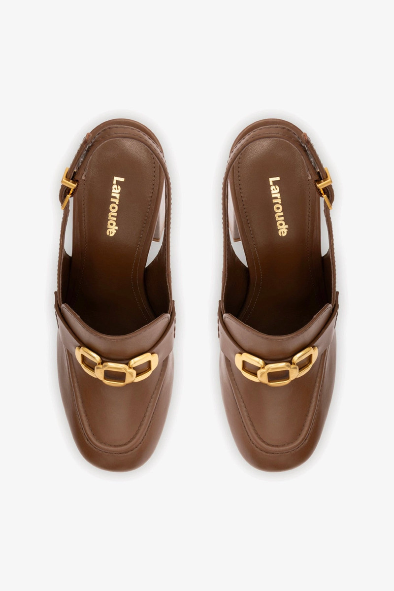 Harrington Hi Loafer In Burnt Umber Leather 7