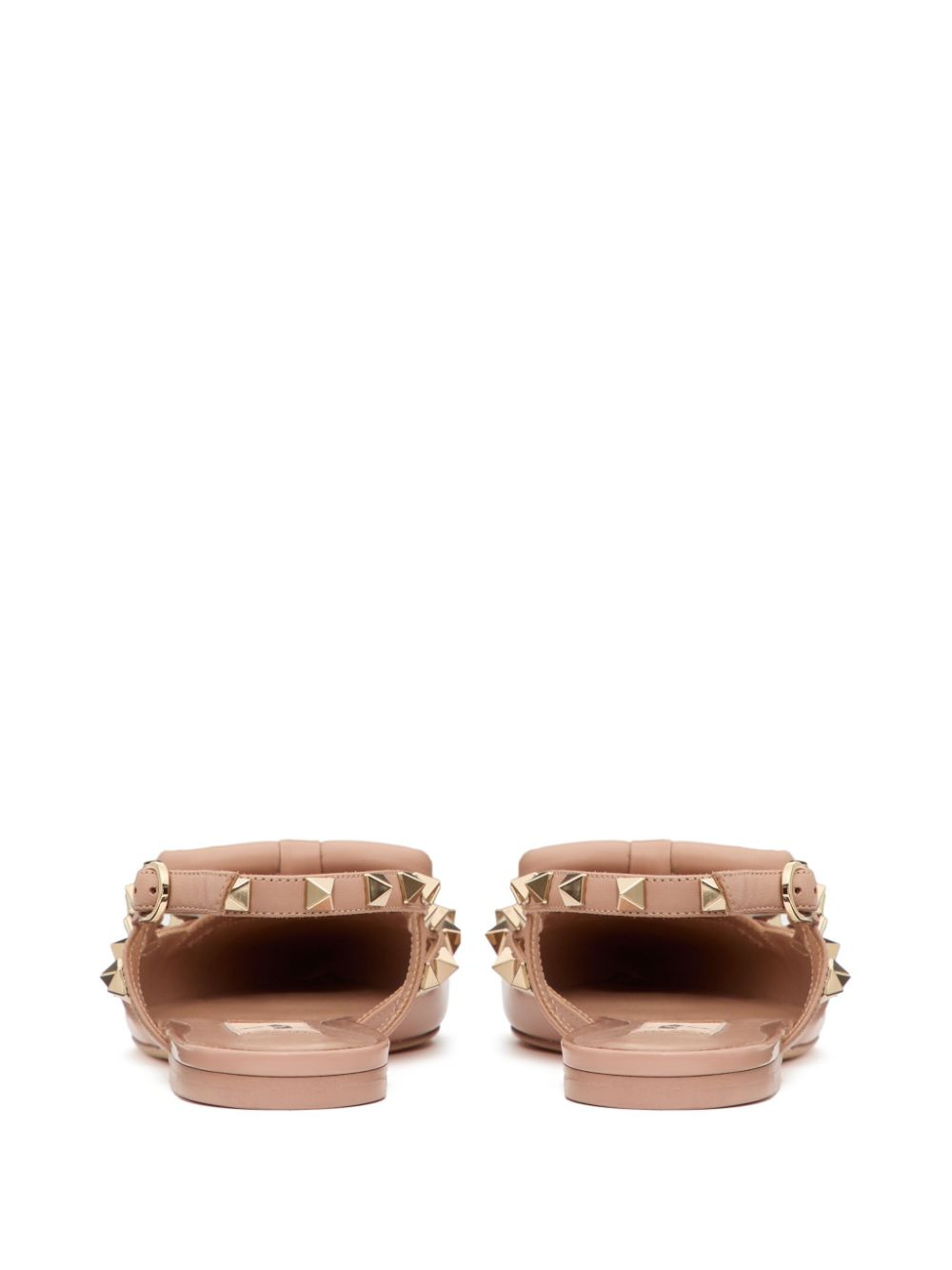 Valentino Garavani Rockstud Bow Slingback Ballerina In Patent Leather - 5