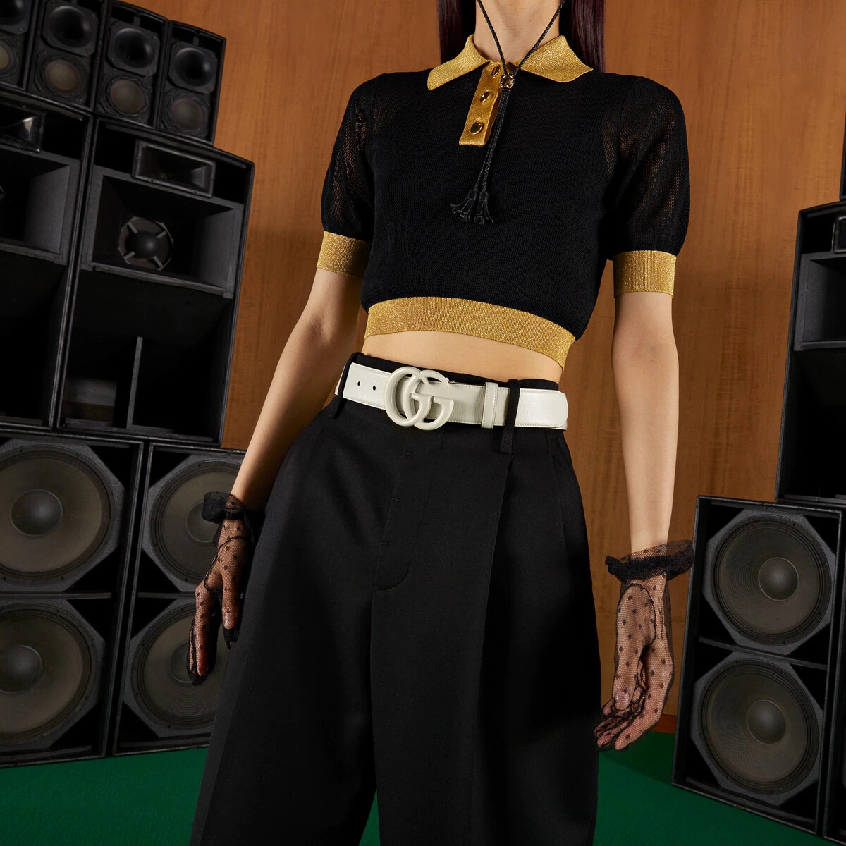 GG Marmont wide belt - 3