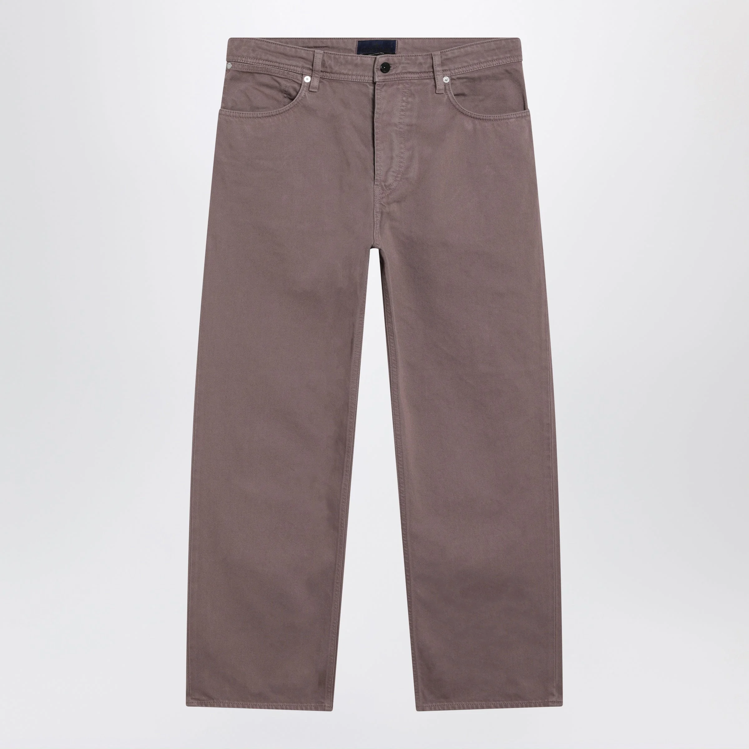 Stone Island Purple/Grey Cotton Trousers Men - 1