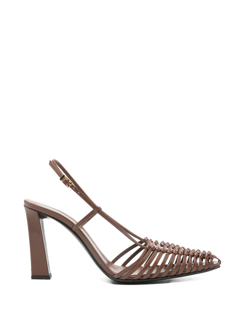 Brenda woven high-heel sandals 1