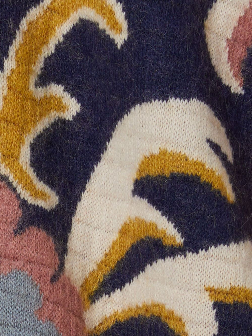 tie-detail printed cape - 4