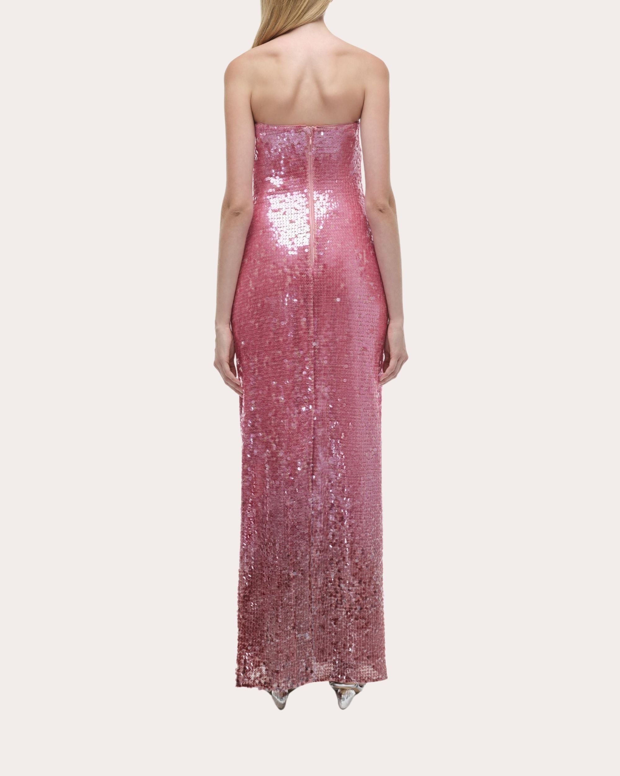 Leilani Sequin Strapless Column Gown - 2