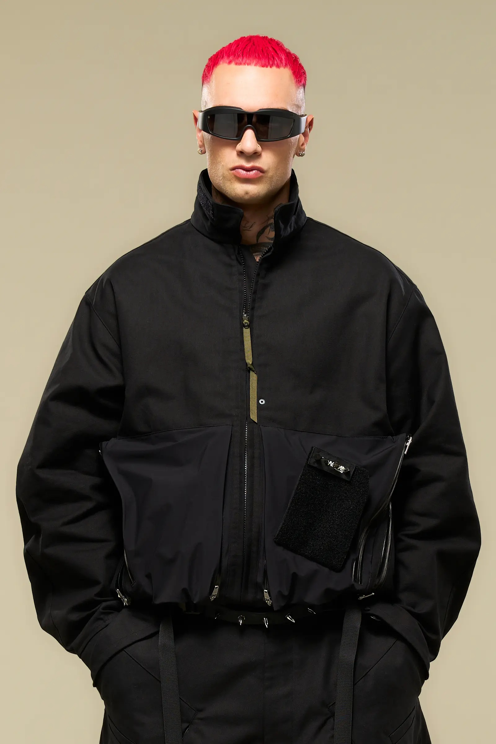 J121A-KI Cotton Jacket Black - 27