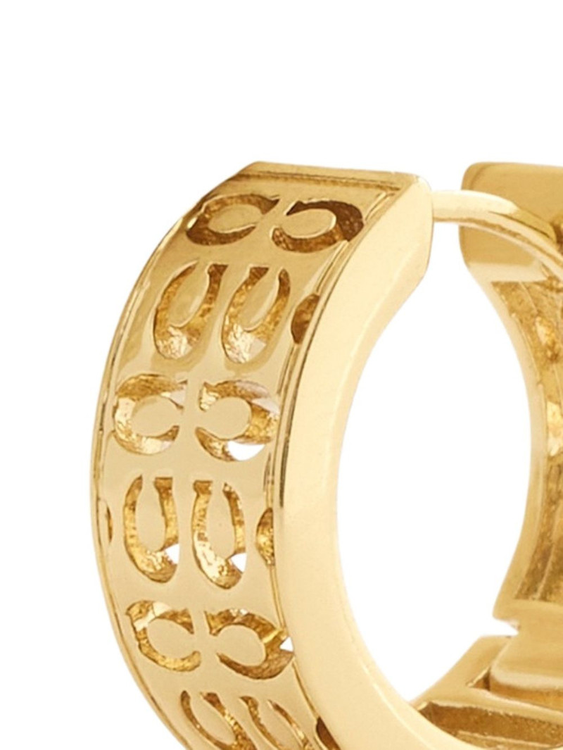 COACH logo hoop earrings outlook