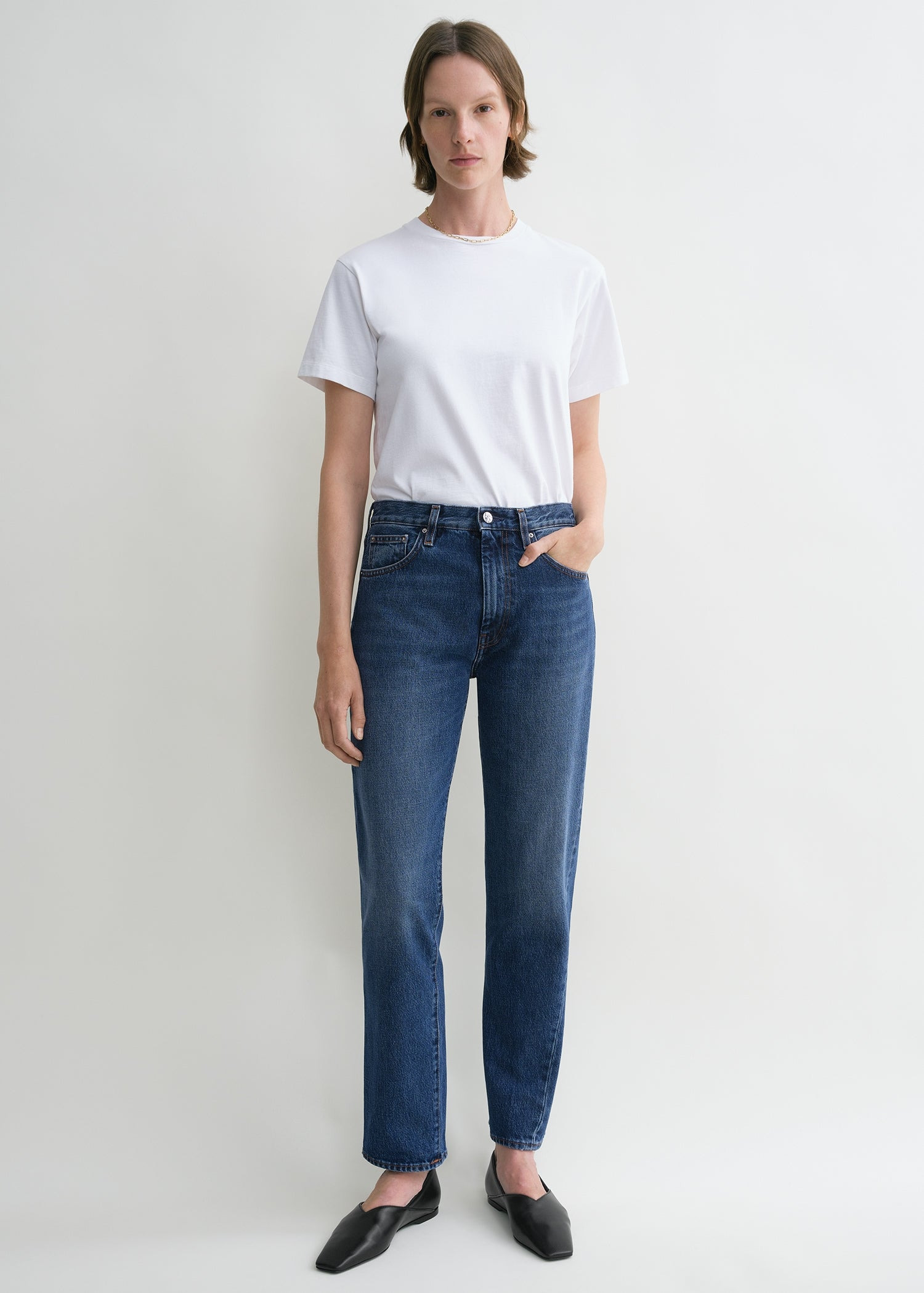 Twisted seam denim washed blue - 2
