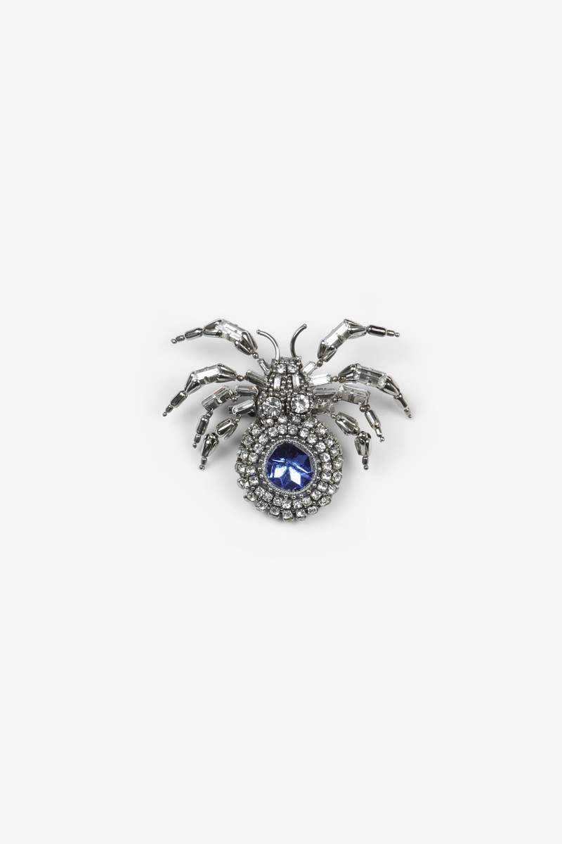 SPIDER BROOCH WITH CRYSTALS 1