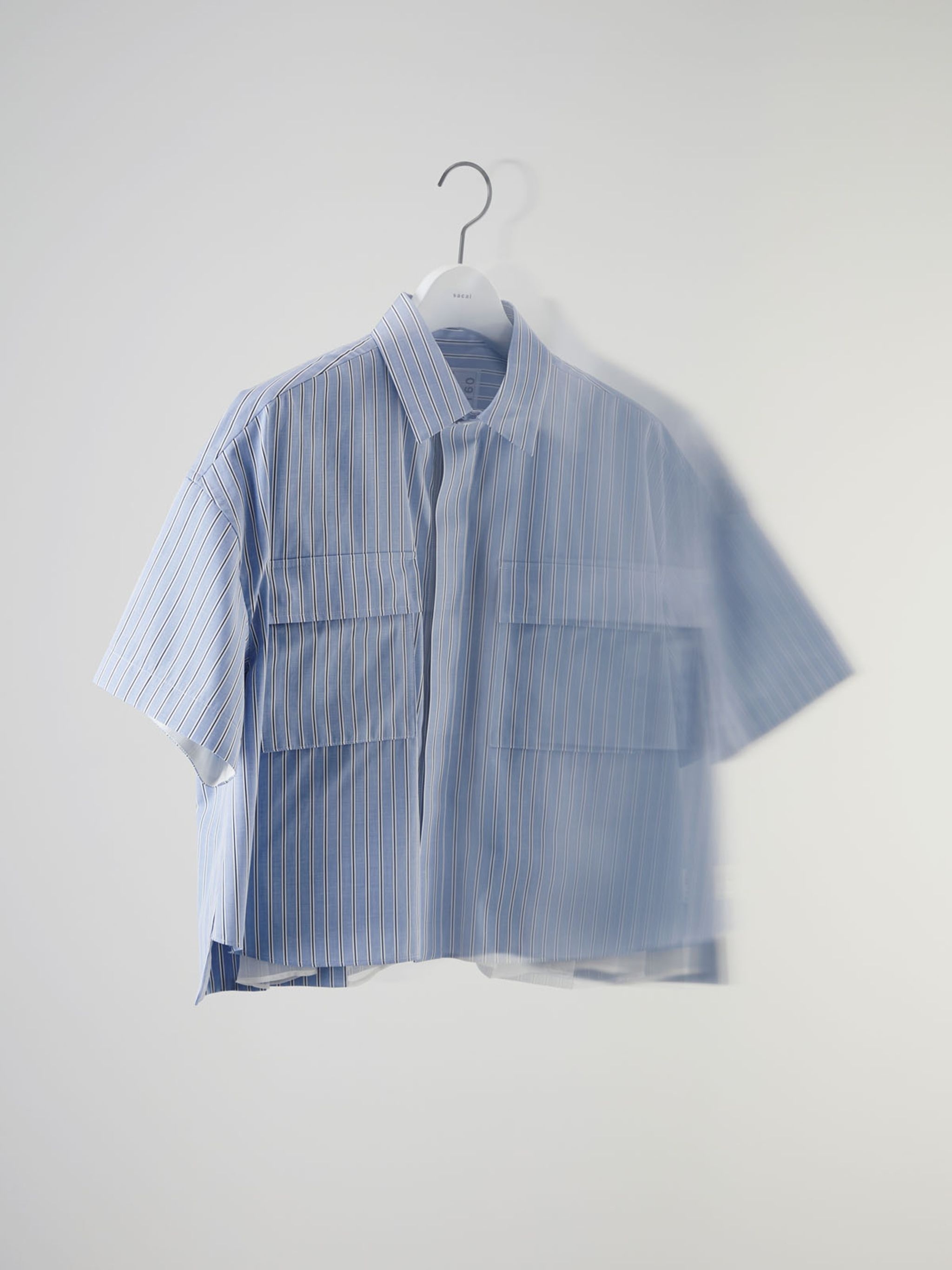 sacai Thomas Mason Cotton Poplin Shirt | REVERSIBLE
