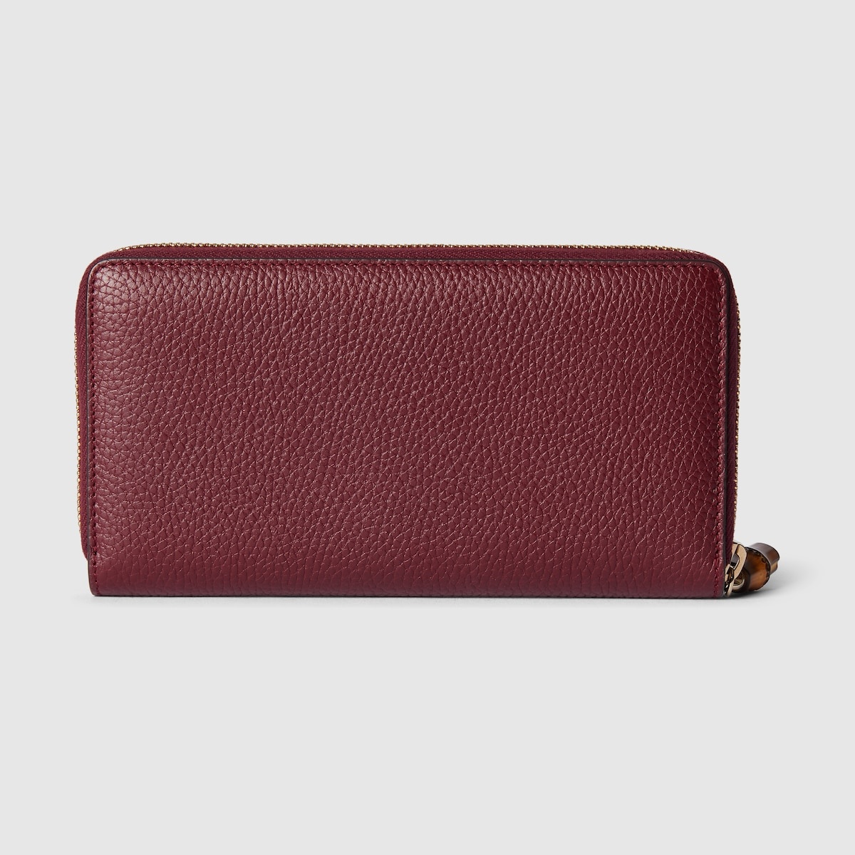 Double G zip wallet with bamboo - 4