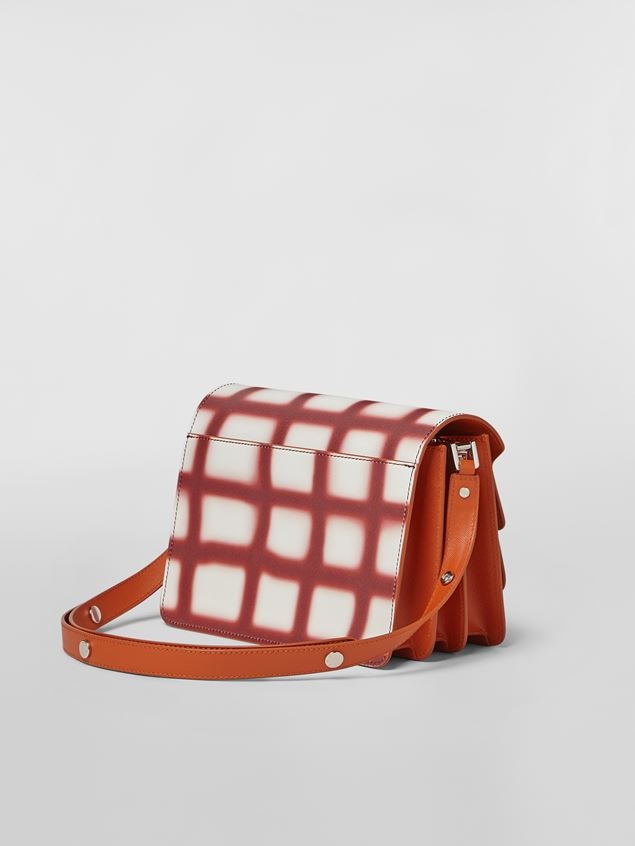 MEDIUM TRUNK BAG IN CHECK PRINTED SAFFIANO CALF - 3