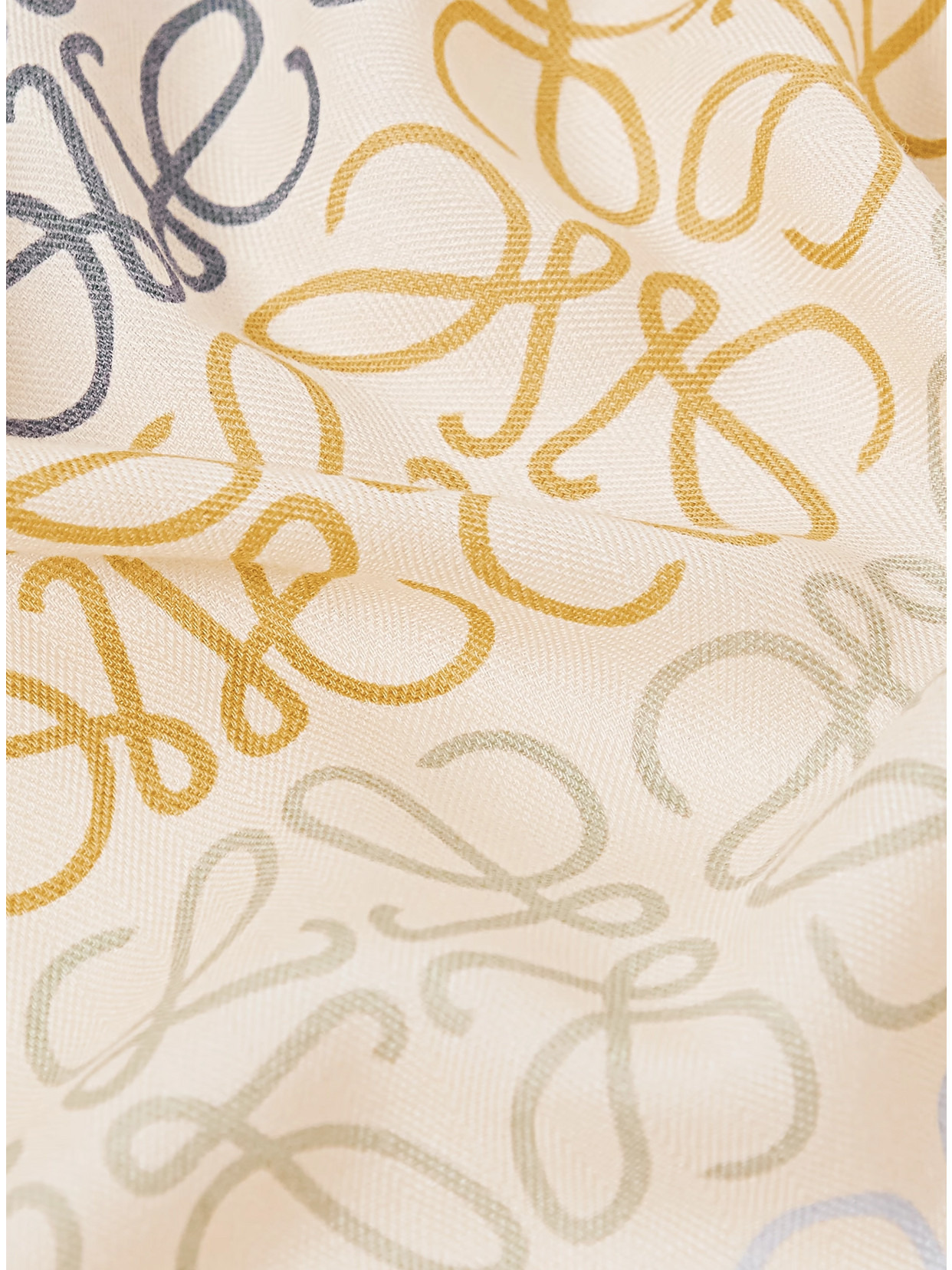 Fringed Printed Wool, Silk And Cashmere-blend Scarf - 3