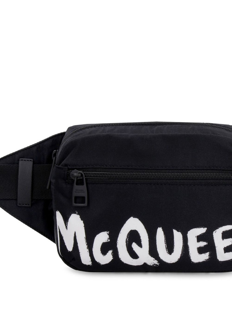 Alexander McQueen logo belt bag outlook