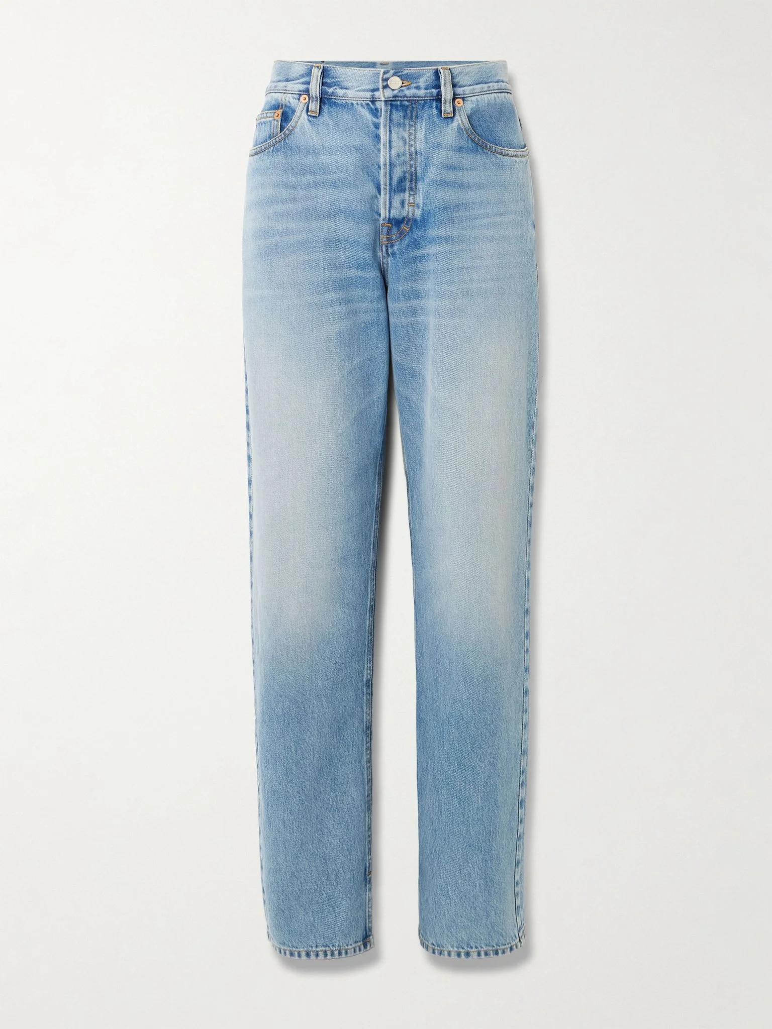 Low-rise boyfriend jeans Light blue - 1