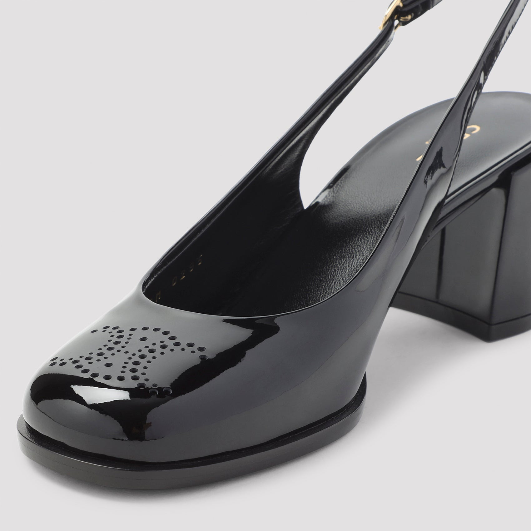 Celine Perforated Triomphe Slingback Women - 4