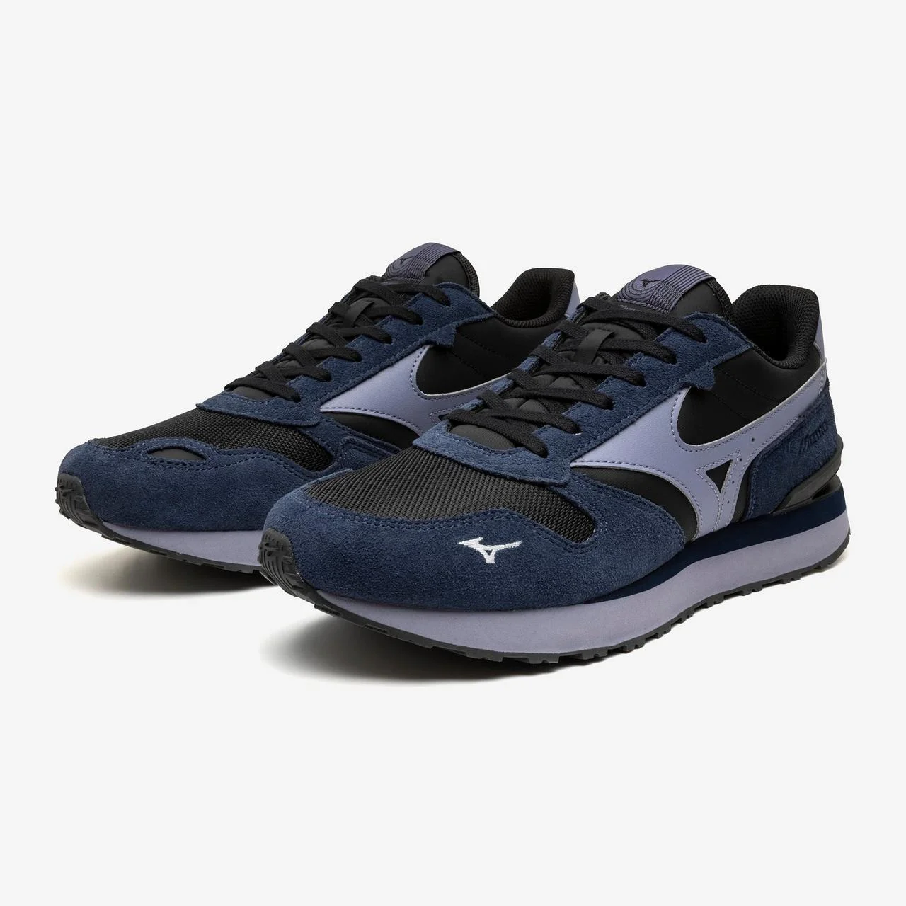 Mizuno RB87 Sportstyle Sneaker, Black/Blue Granite - 1