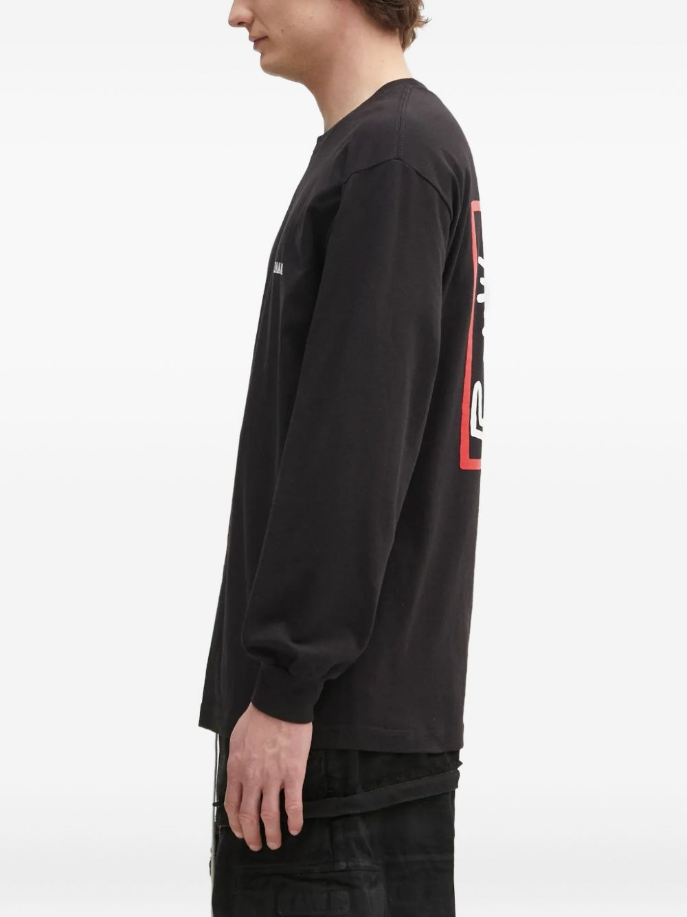 heart-print long-sleeve T-shirt - 3