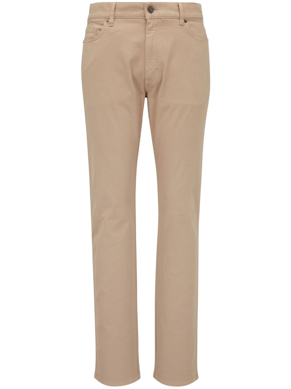 slim-cut leg trousers - 1