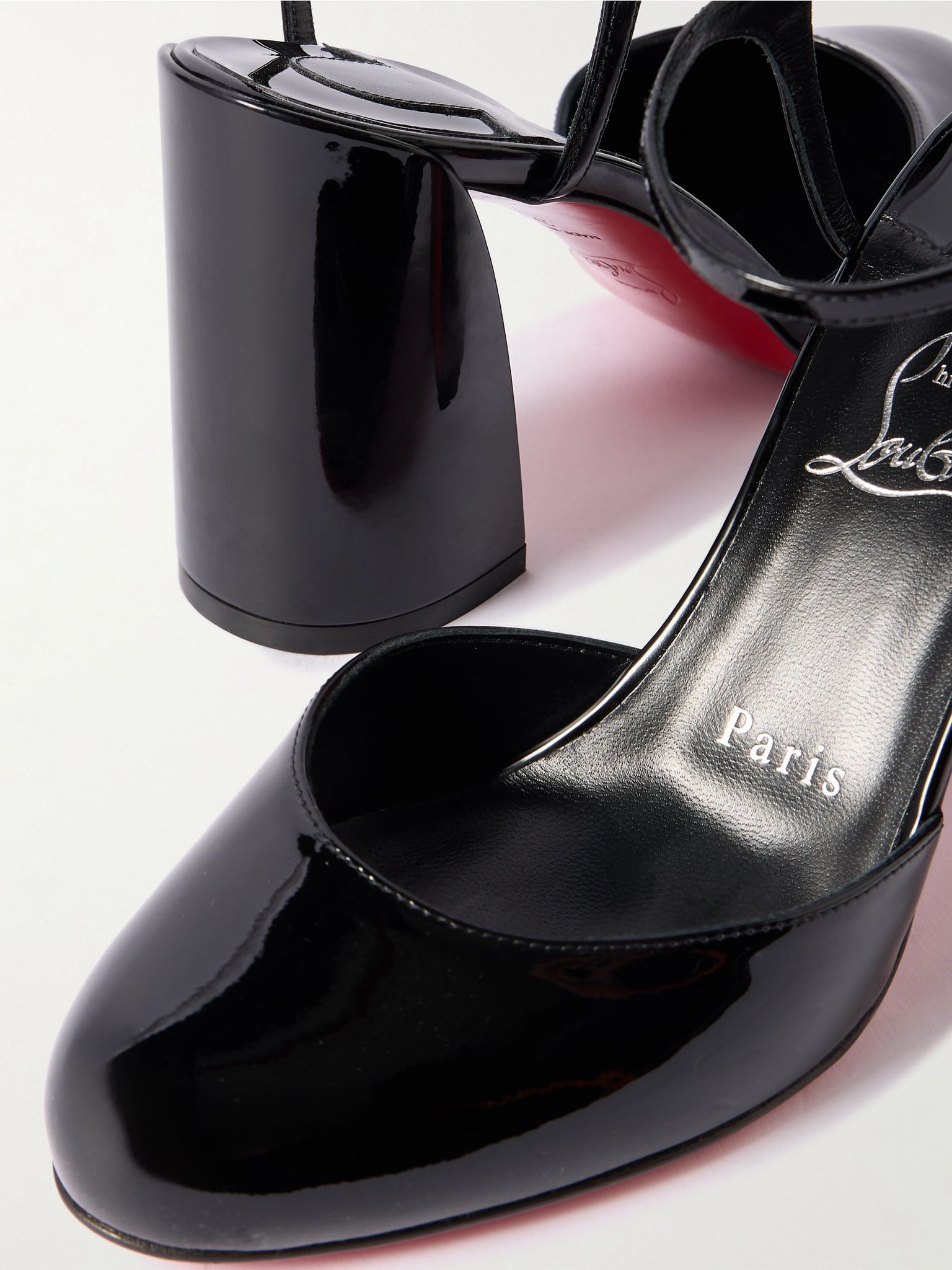 Jane 85 patent-leather pumps Black - 4