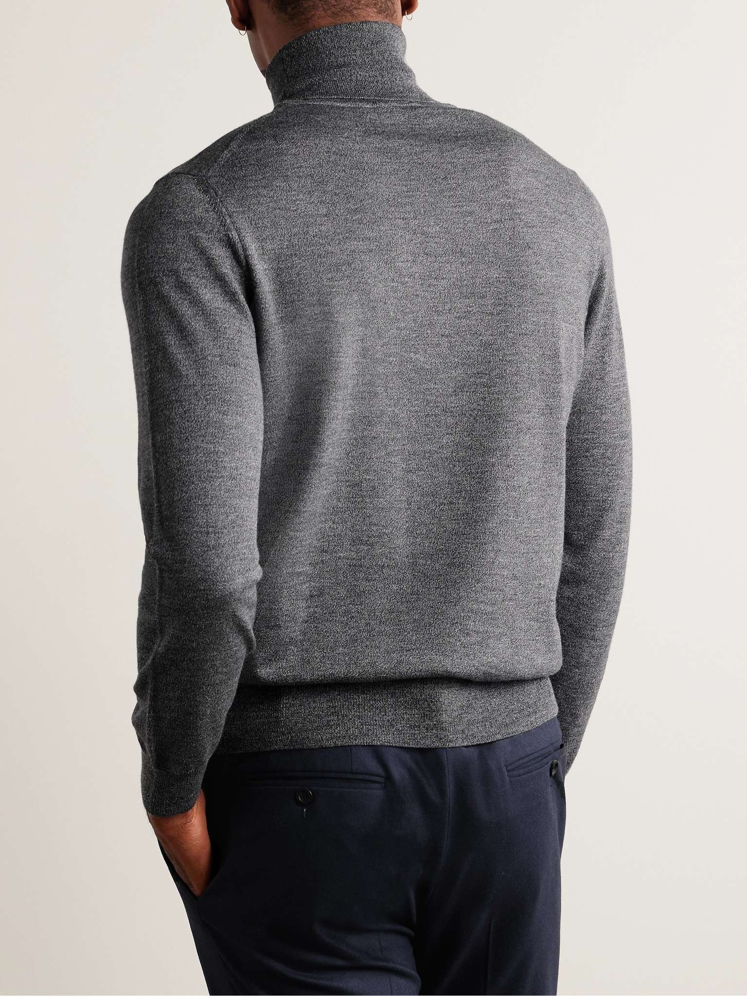 Slim-Fit Merino Wool Rollneck Sweater - 4