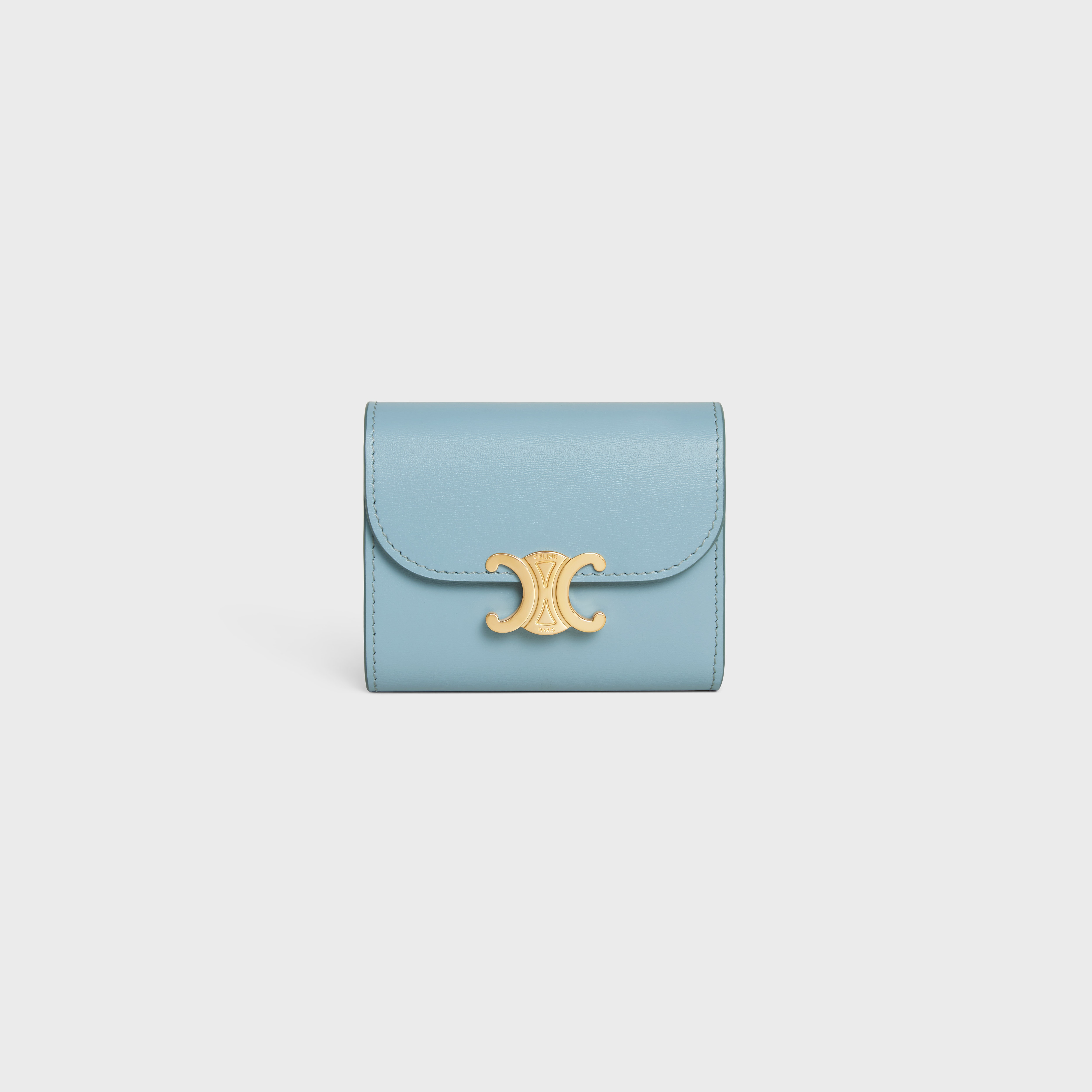Small Wallet TRIOMPHE in Shiny calfskin - 1