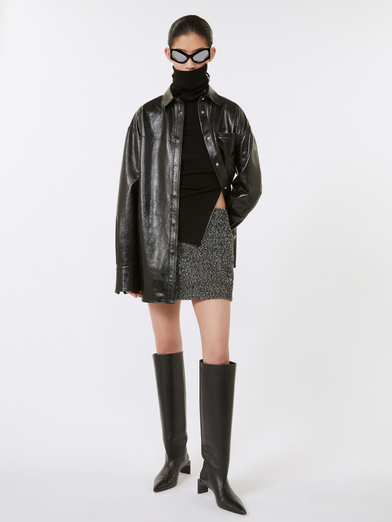 Sportmax PINNA Sweater with zip-up high neck detail outlook