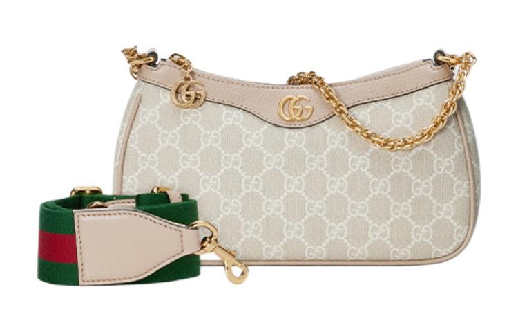 (WMNS) Gucci Ophidia GG Small Handbag 'Beige White' 735132-UULAG-9682 - 2