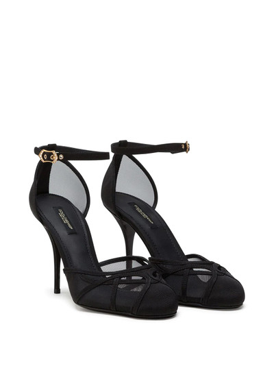 Dolce & Gabbana mesh-panel sandals outlook