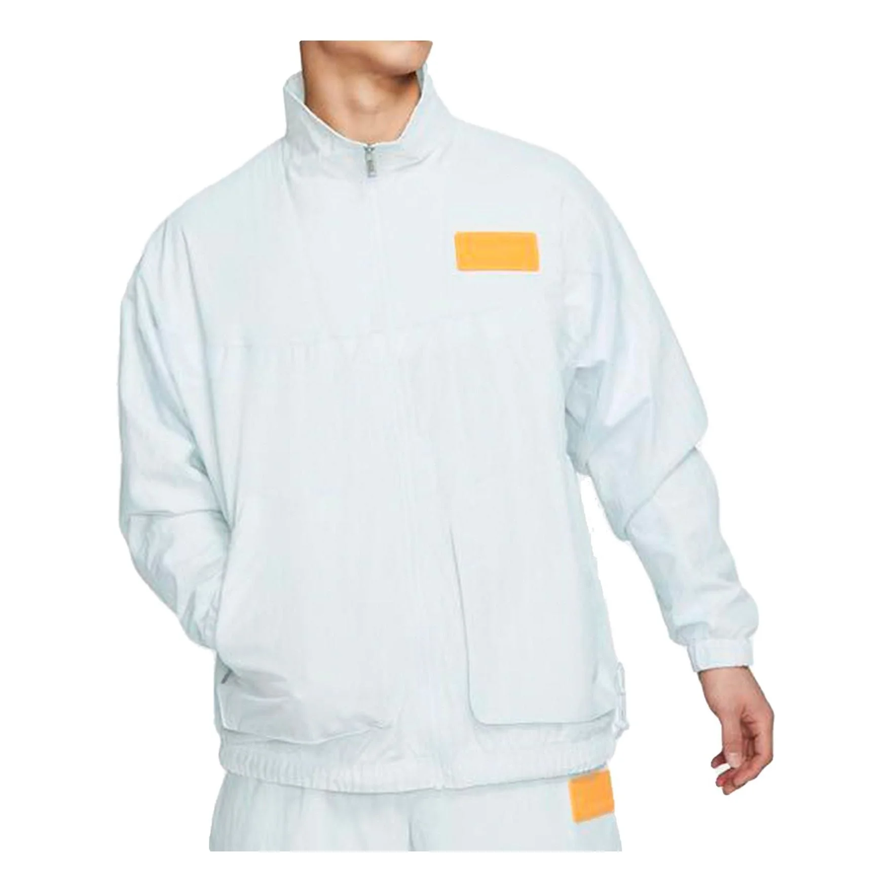 Nike AS Men's J 23ENG NYLON JKT Jacket Pure Platinum CN4579-043 - 1