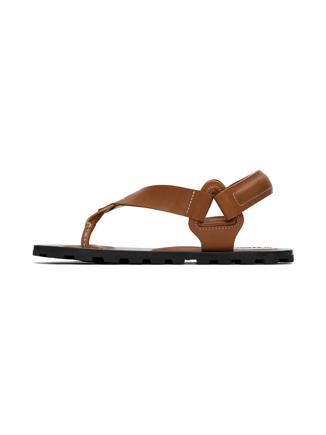 Brown Strap Sandals - 3