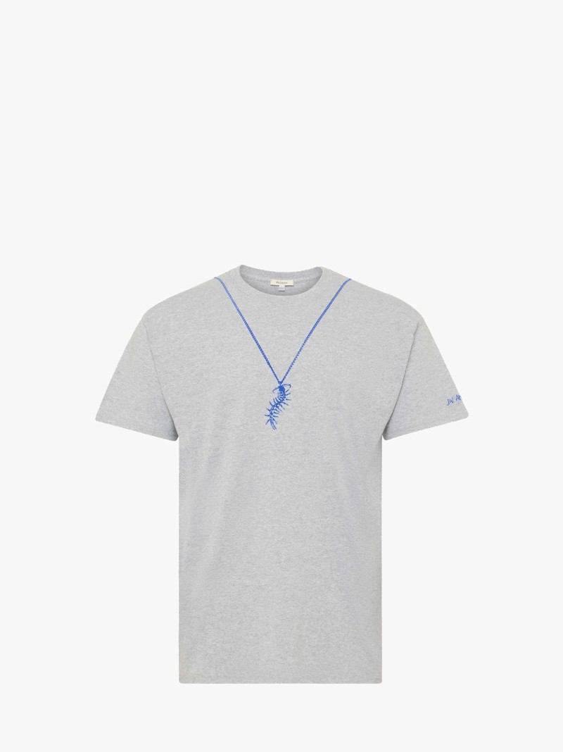 JW ANDERSON X QUEER T-SHIRT WITH NECKLACE PRINT 1