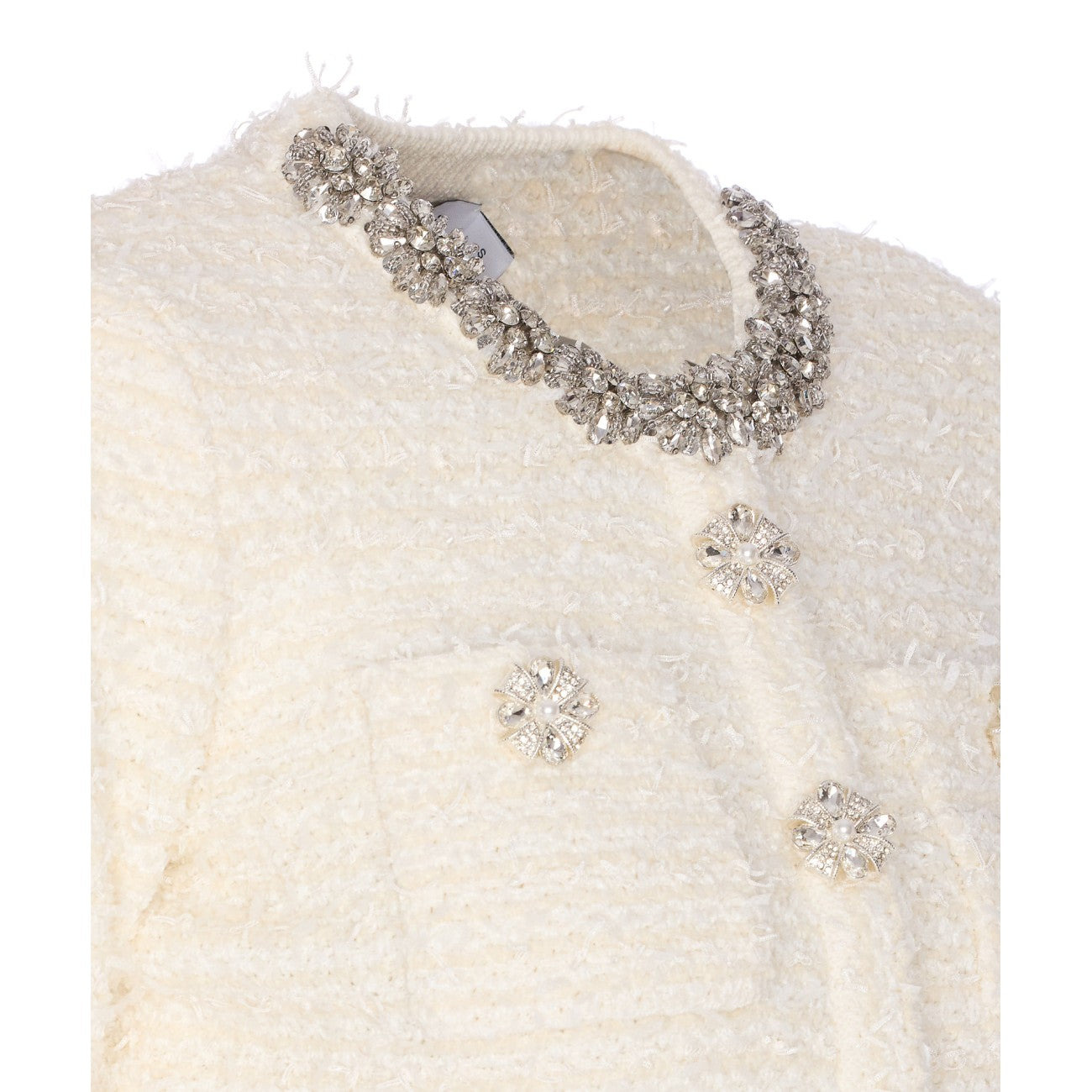 Self Portrait Women Textured Knit Cardigan - 2