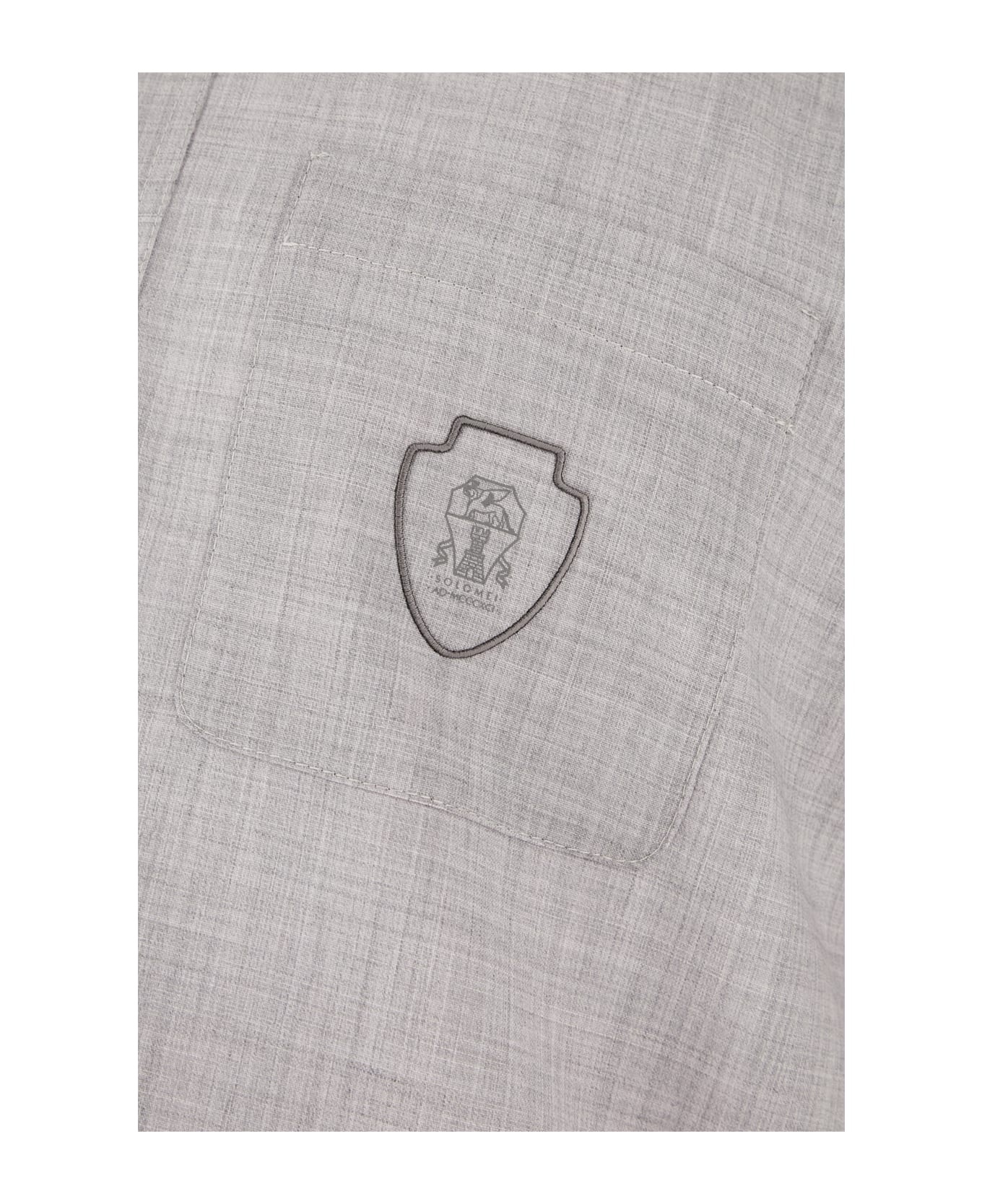 Embroidered Wool Polo Shirt - 3